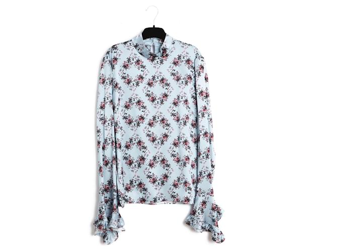 Erdem RUFFLES CIELO SHABBY IT38/40 Blu