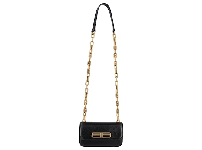 Balenciaga Borsa A Tracolla Gossip Xs Donna In Pelle Di vitello Nera Nero