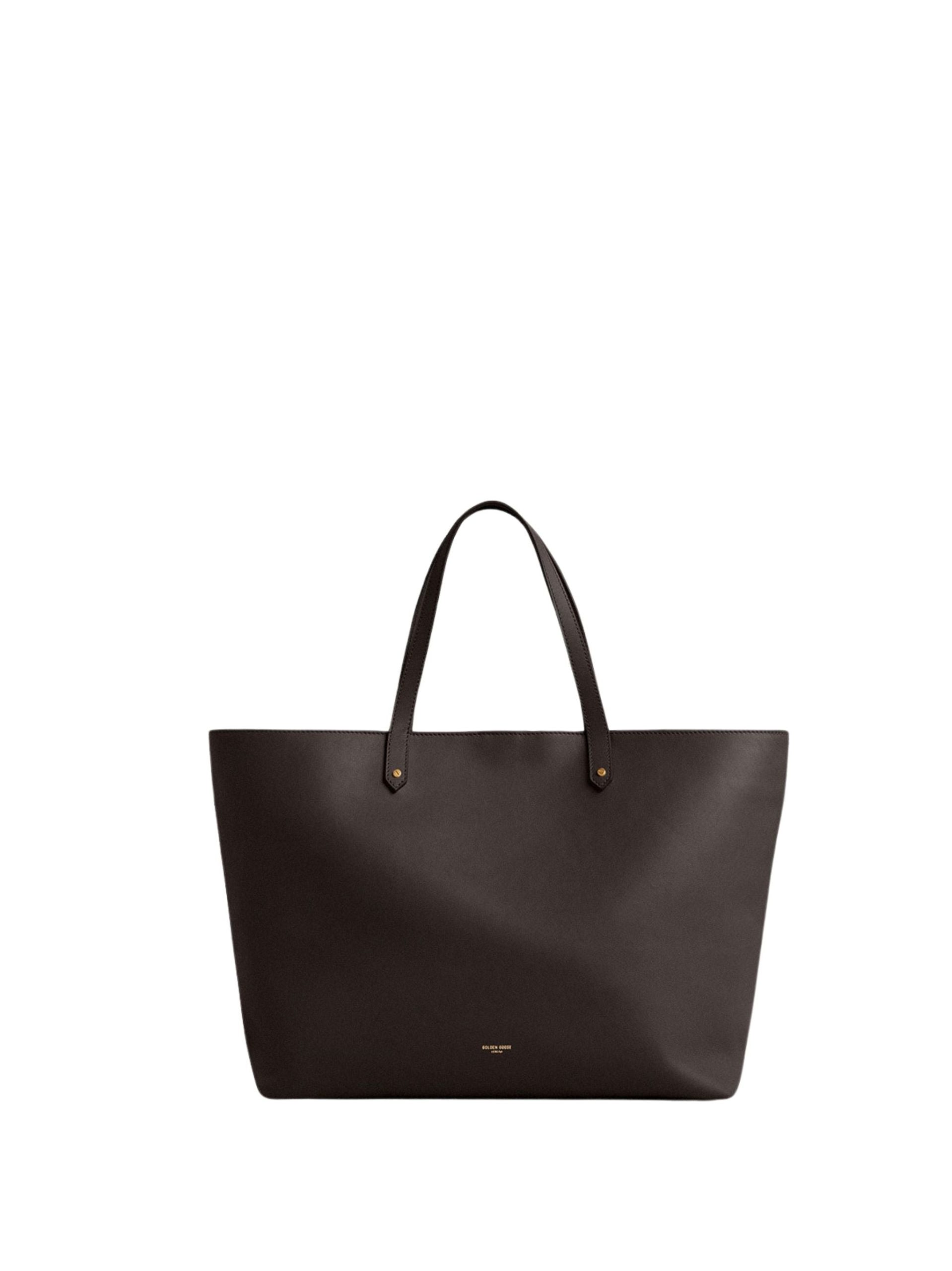 Borsa Golden Pasadena in pelle di vitello liscia Nero