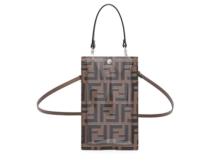 logo FF CUSTODIA FENDI IPHONE SMSUNG XIAOMI Marrone