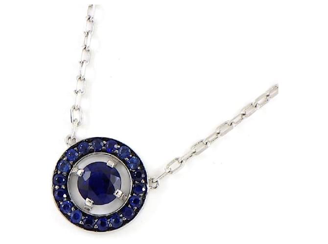 [Usato] Collana BOUCHERON Avalondo Circle Sapphire K18WG Blu