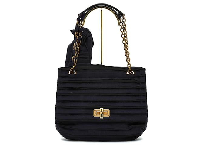 Lanvin HAPPY BAG NASTRI ELBAZ NERO NAVY Blu navy