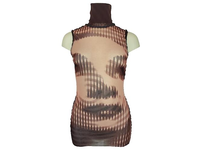 Jean Paul Gaultier Top Marrone