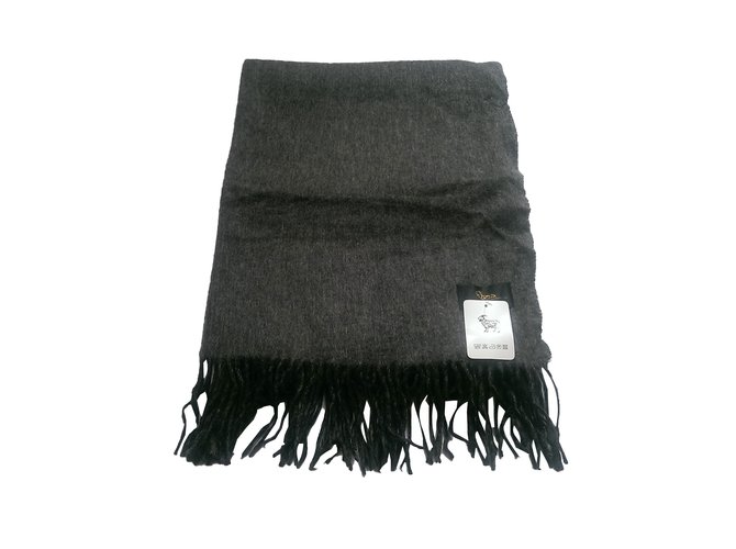 Autre Marque Sciarpe da uomo Nero Grigio