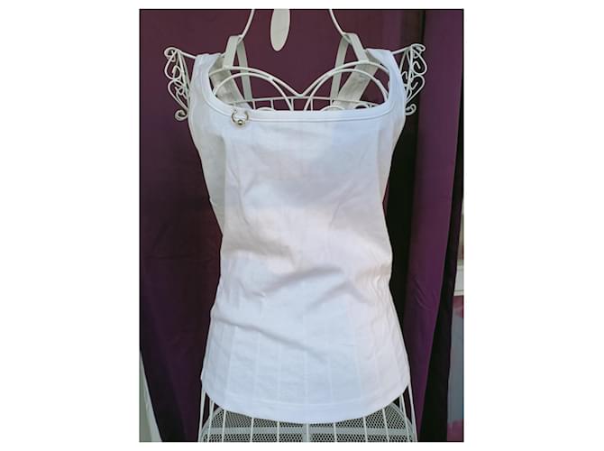 Jean Paul Gaultier Canotta collezione Sailor Bianco