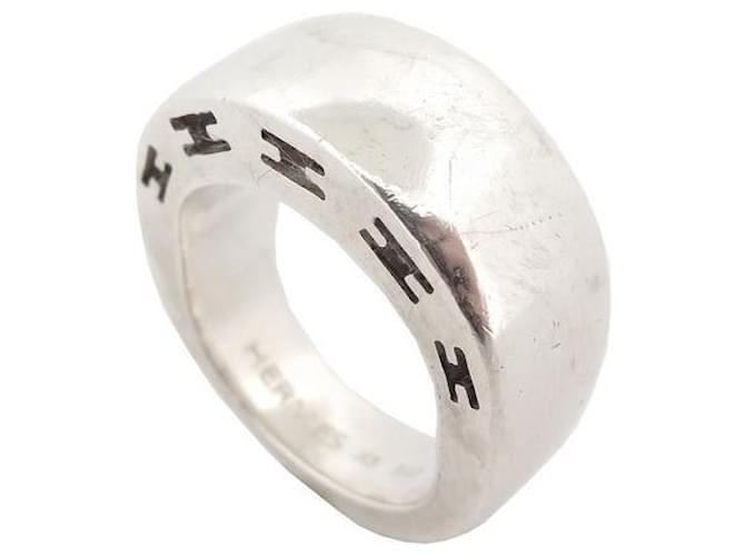 Ring Hermès ANELLO HERMES CLARTE GM H104849CODA B 53 in argento sterling 925 ANELLO D'ARGENTO
