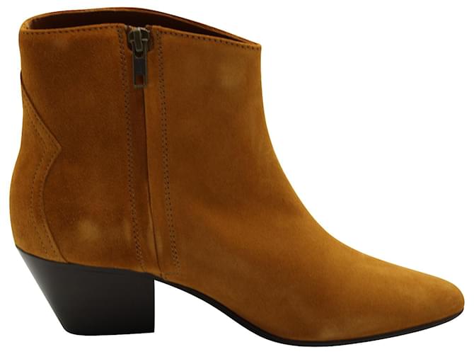 Stivaletto Isabel Marant Dacken in camoscio marrone