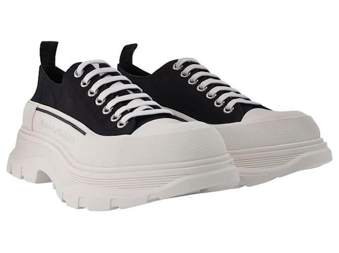 Sneakers Slick - Alexander Mcqueen - Nero/Bianco - Canva