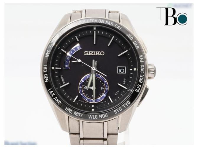 SEIKO GPS SOLARE Argento