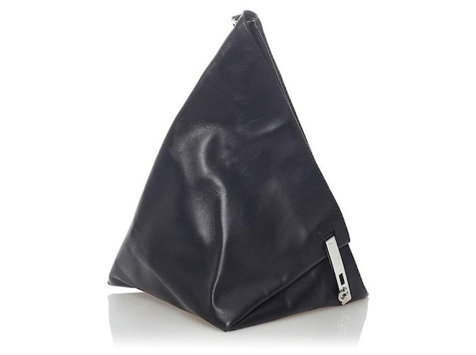 Salvatore Ferragamo Zaino in pelle liscia Nero