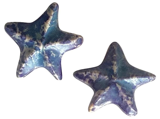 Yves Saint Laurent Orecchini YSL Blu