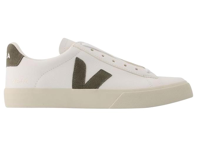 Sneakers Campo - Veja - Bianco/Cachi - Pelle