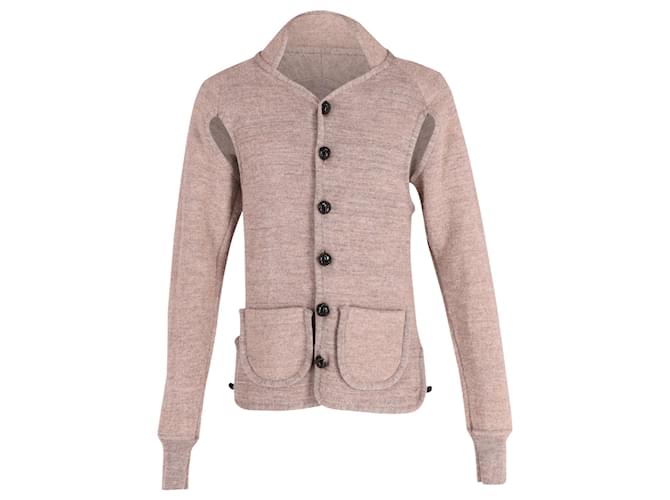 Cardigan Cut Out Vivienne Westwood in lana beige Marrone