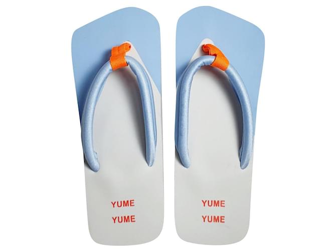 Autre Marque Sandali Bianco Blu Blu chiaro