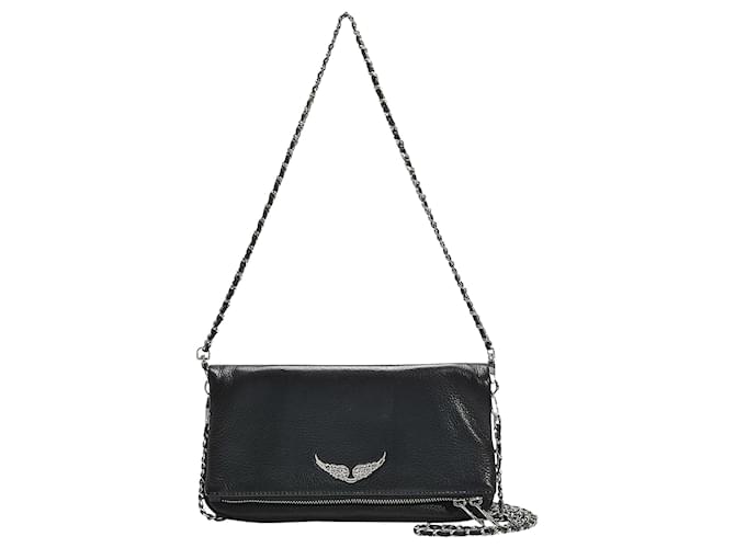 Borsa Hobo Rock - Zadig & Voltaire - Nera - Pelle Nero