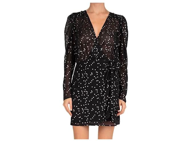 The Kooples Stella di lamina Nero