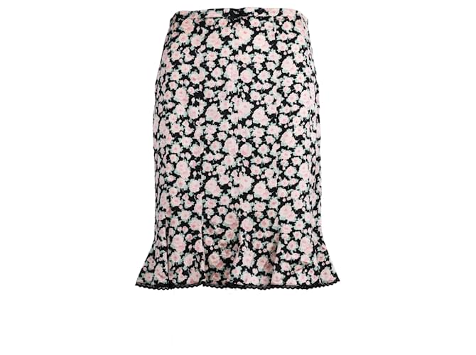 Gonna Blumarine Stampa Floreale Rosa