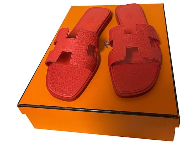 Sandali Hermès Oran Rosa