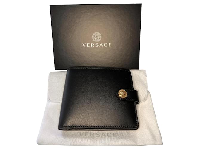 Versace - Portafoglio compatto Nero