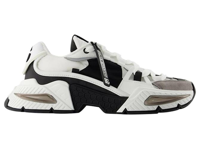 Sneakers Airmaster - Dolce & Gabbana - Bianco/Nero - Nylon
