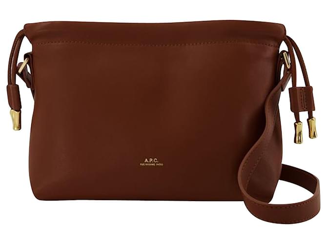 Apc Mini Borsa Hobo Ninon - A.P.C. - Nocciola - Sintetico Marrone