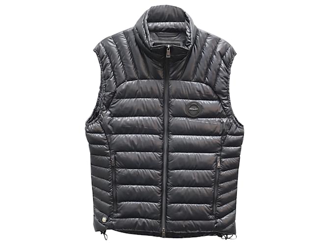 Gilet trapuntato Ralph Lauren in poliestere nero
