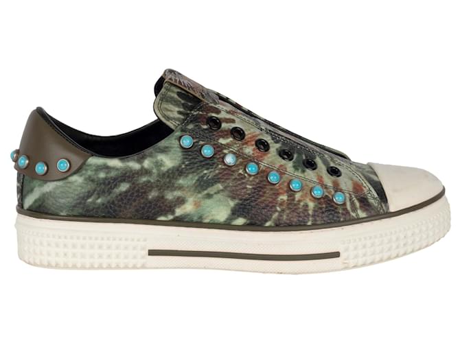 Sneakers Tie Dye Rockstud Valentino Multicolore