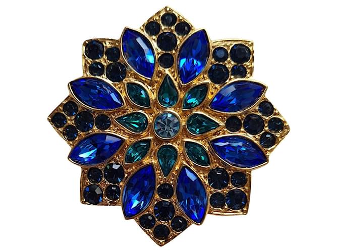 Yves Saint Laurent Nuova spilla Yves Saint-Laurent D'oro