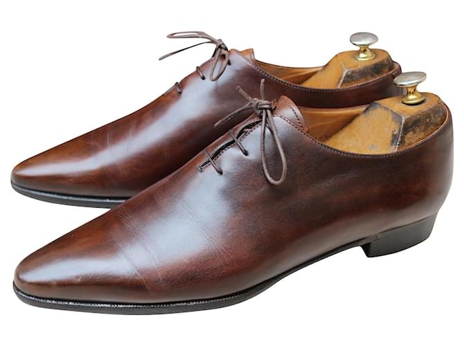 SCARPE DERBY BERLUTI IN PELLE 10,5 / 44,5 SCARPE DA UOMO IN OTTIME CONDIZIONI 1889 € Marrone