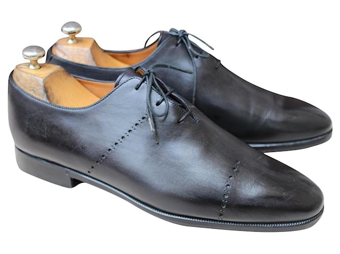 SCARPE DERBY BERLUTI IN PELLE 10 / 44 SCARPE DA UOMO IN OTTIME CONDIZIONI 1889 € Grigio antracite