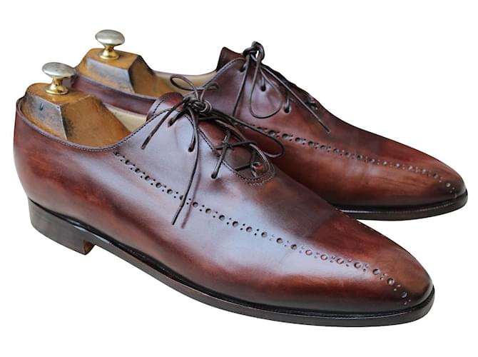 SCARPE DERBY BERLUTI IN PELLE 10 / 44 condizione COME NUOVE SCARPE DA UOMO 1889 € Multicolore