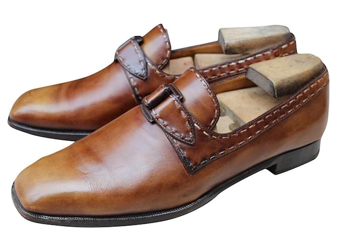 MOCASSINO BERLUTI IN PELLE MARRONE 9,5 / 43,5 SCARPE DA UOMO IN OTTIME CONDIZIONI 1689 €