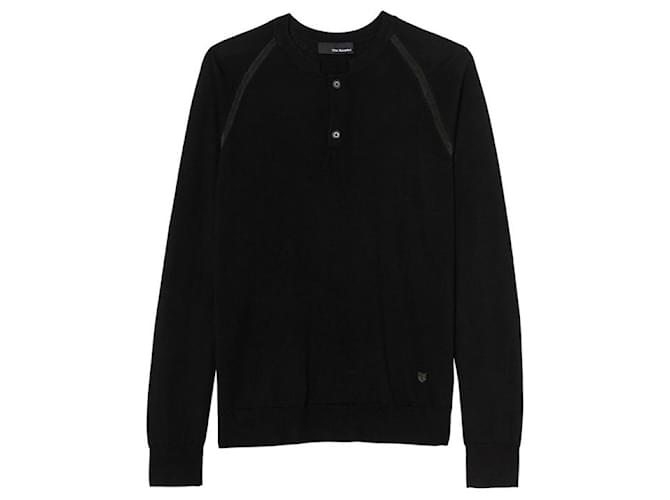 The Kooples La maglieria serafino maschile di Kooples Nero