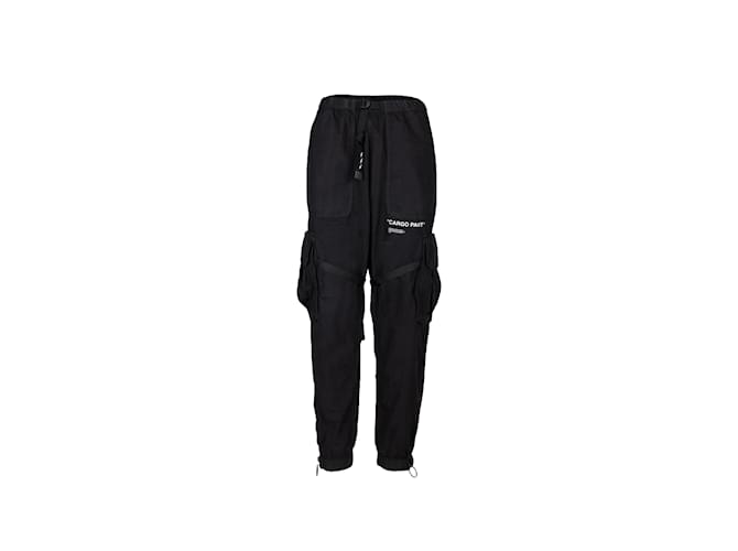 Off White Pantaloni cargo bianco sporco Nero