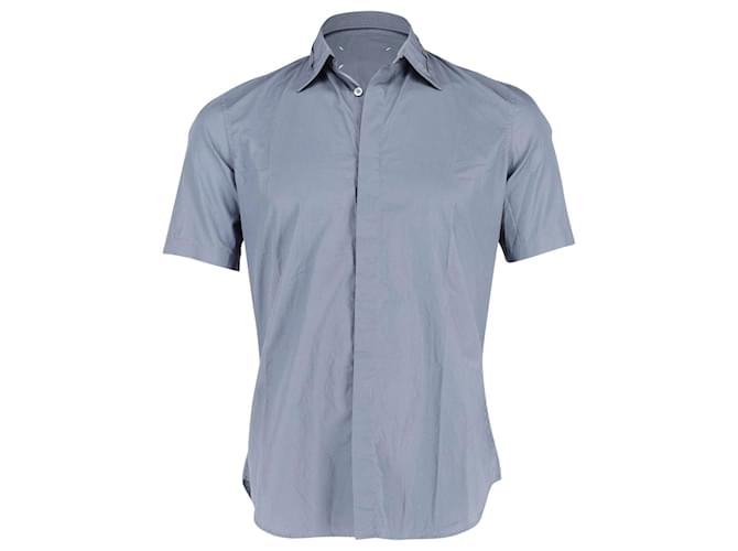 Maison Martin Margiela Camicia Maison Margiela a maniche corte in cotone grigio