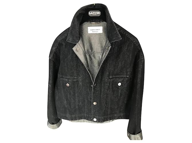 Giacca di jeans Alberta Ferretti Blu navy