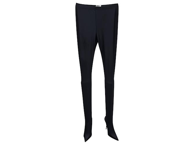 Balenciaga Pantalone Leggings in Poliammide Nero