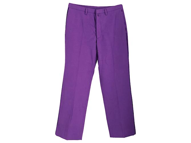 Pantalone Jil Sander in Lana Vergine Viola Porpora