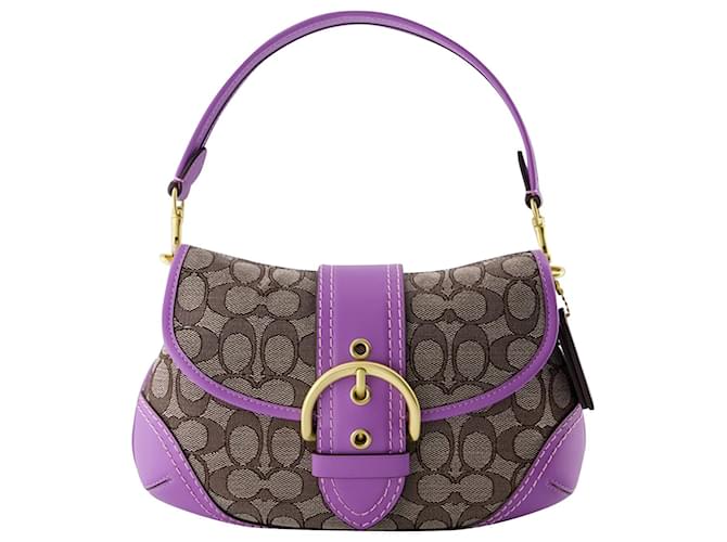 Soho Hobo Bag - Coach - Pelle - Viola Porpora
