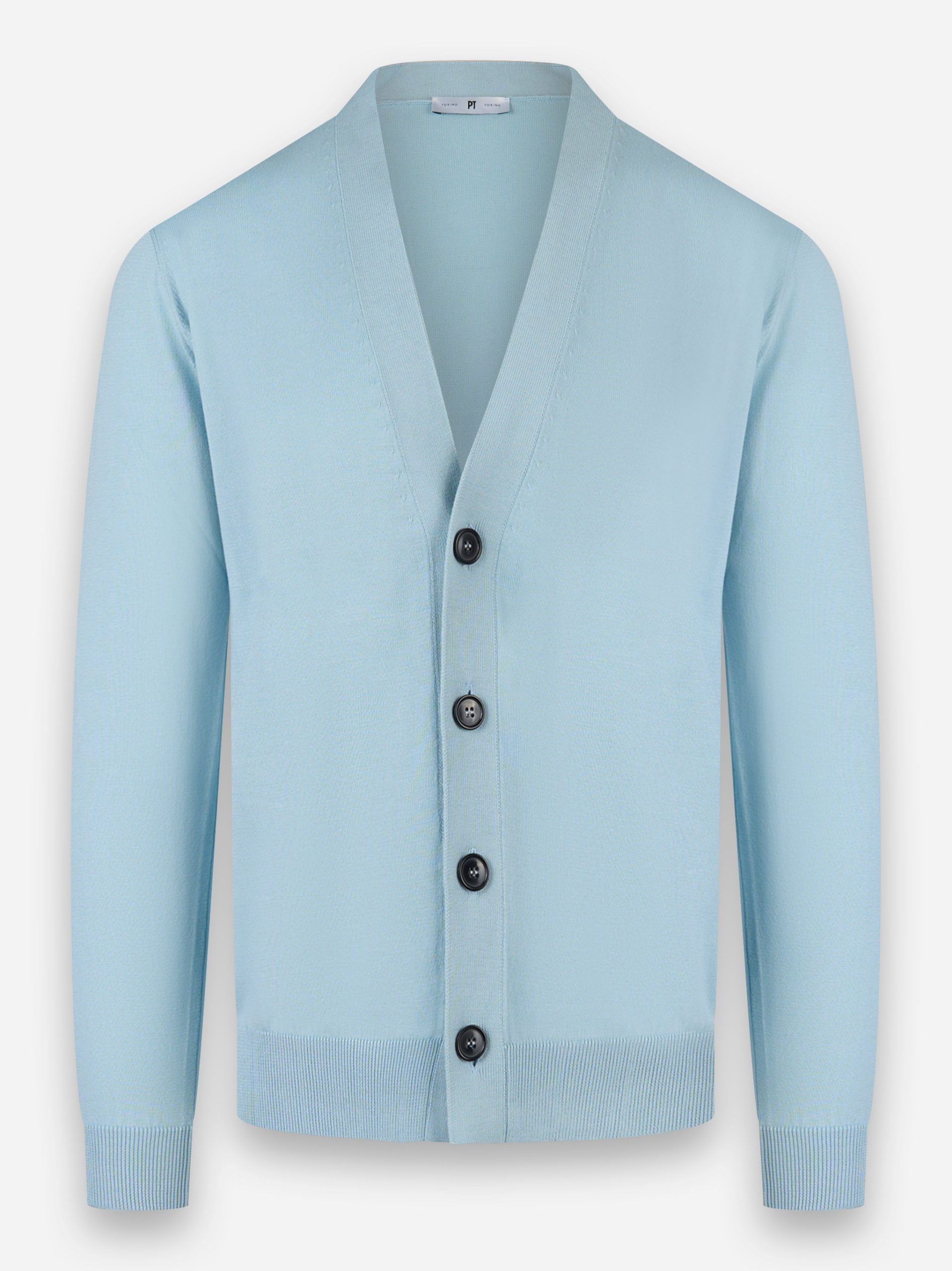 Cardigan finezza 12 Azzurro