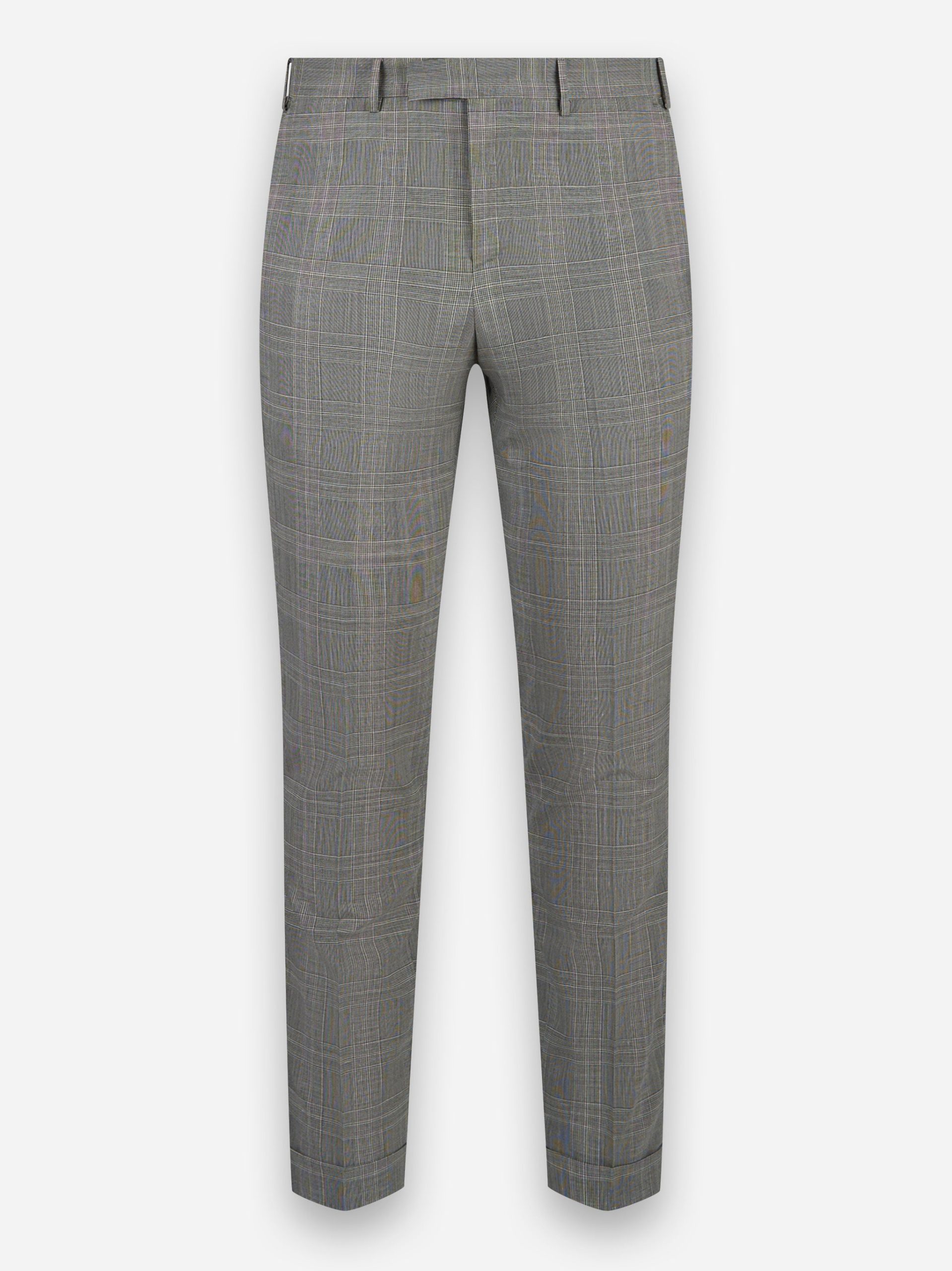 Pantalone Slim fit check MAster Grigio
