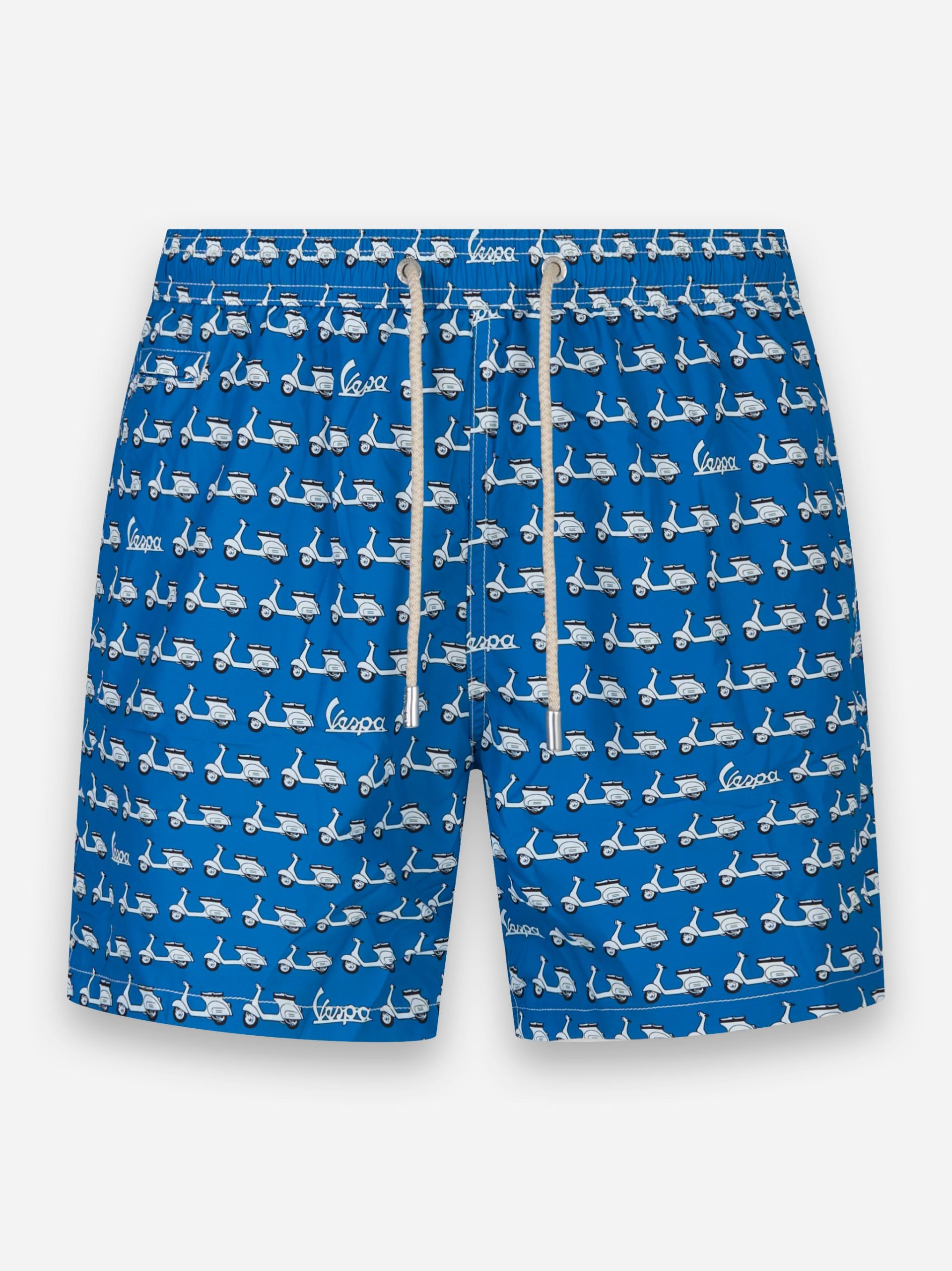 Costume mare Lighting in tessuto leggero con stampa Vespa Blu