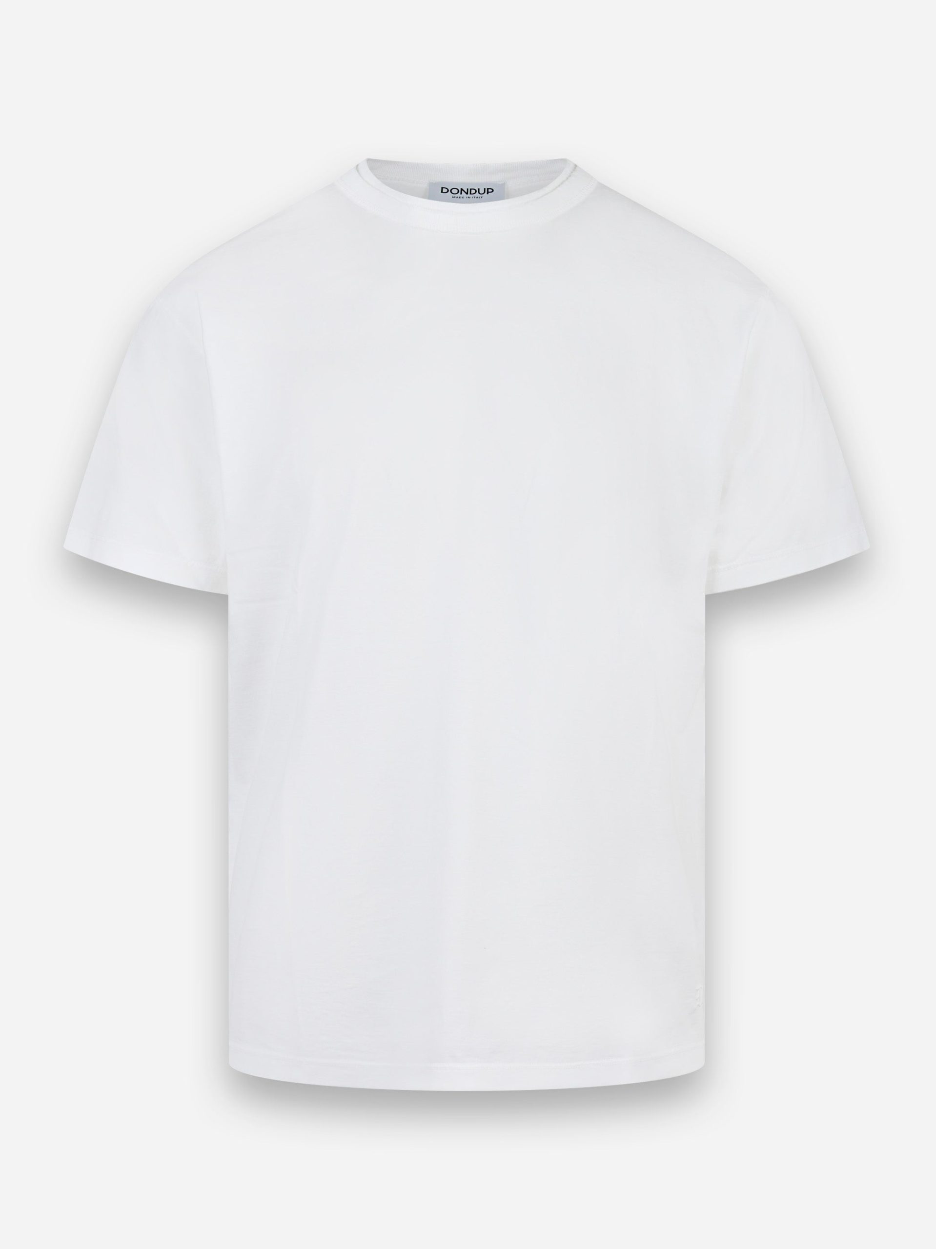 T-shirt manica corta in cotone Bianco