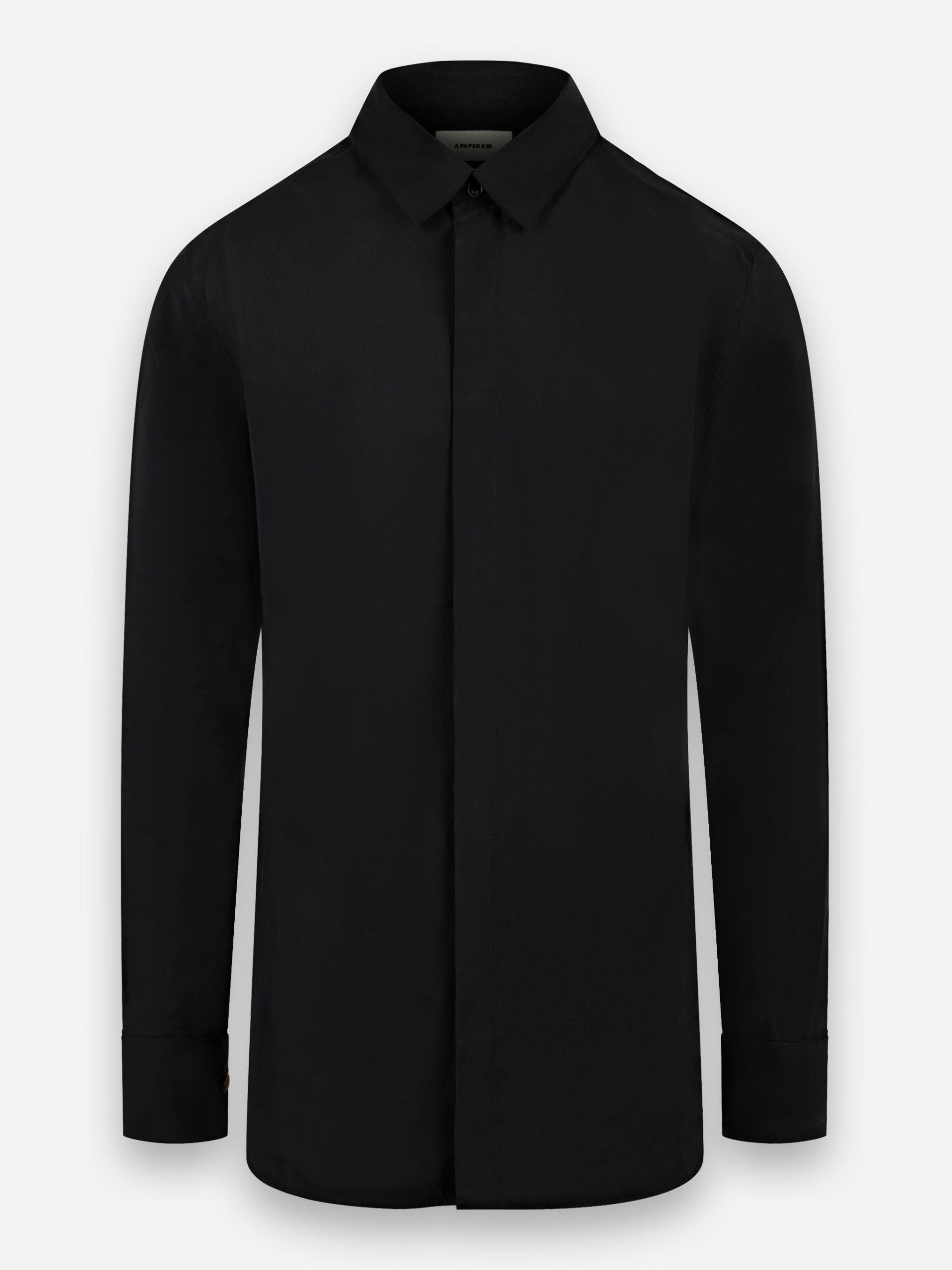 Camicia in modal Nero