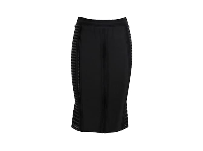 Gonna midi elasticizzata Roberto Cavalli Nero