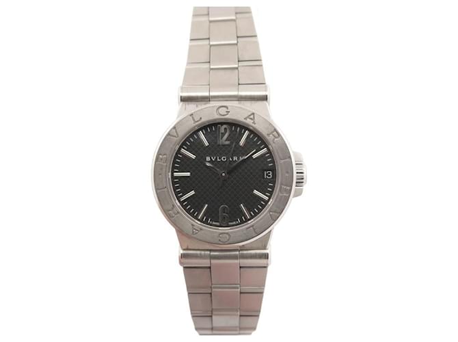 OROLOGIO BULGARI DIAGONO DG29S 29 OROLOGIO IN ACCIAIO CLASSICO AL QUARZO DA MM Argento