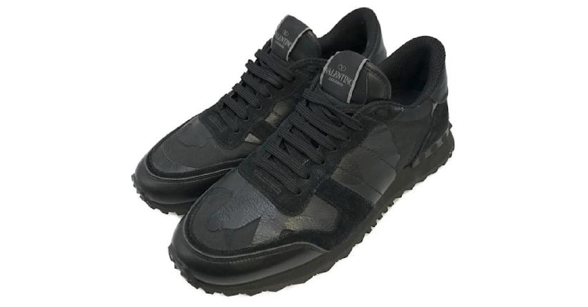 ****VALENTINO GARAVANI Scarpe da ginnastica Rock Runner nere Nero