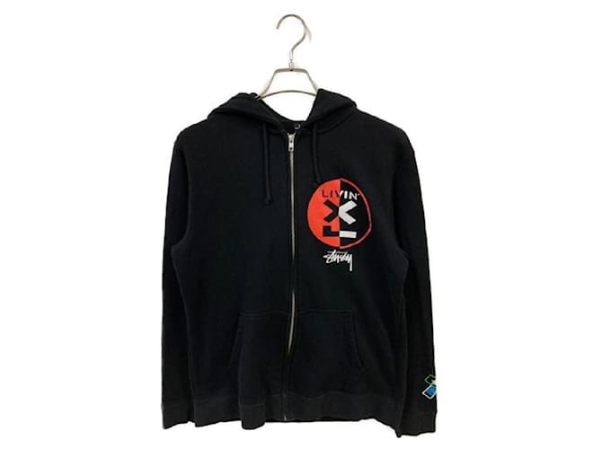Autre Marque **** Felpa con cappuccio con zip nera STUSSY Nero