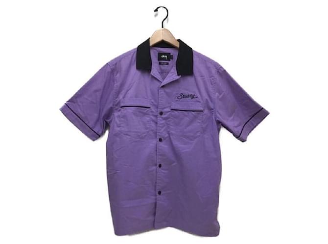 Autre Marque ****Camicia a maniche corte viola STUSSY Porpora