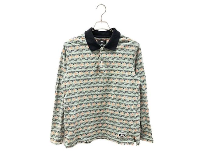 Autre Marque ****Polo a maniche lunghe STUSSY verde x arancione